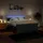 vidaXL Boxspringbett mit Matratze Blau 180x200 cm Stoff