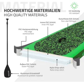 ECD Germany SUP Board Makani 320 x 80 x 15 cm grün