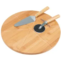 Bremermann Pizzaservier-Set 3tlg aus Bambus | Gr.: onesize
