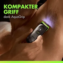 Gillette i7 Body + Intimate Trimmer Schwarz/Grün