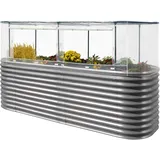 Vitavia Hochbeetabdeckung L 76 x 238 x 95 cm transparent