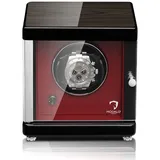 MODALO Uhrenbeweger AMBIENTE 1 Uhr, (Uhrenboxen, Uhrenkasten Uhrenbeweger 1 Uhr) rot|schwarz