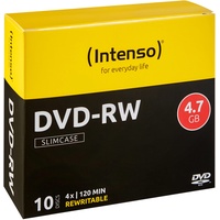 Intenso DVD-RW 4,7 GB 10 x Optischer Datenträger