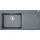 Franke Mythos MTG 611 links Einbauspüle Fragranit Steingrau Excenterbetätigung 1000 x 520 mm