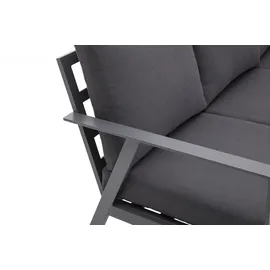Gardissimo MERIDA Alu Lounge Set Gartenmöbel Sitzgruppe grau