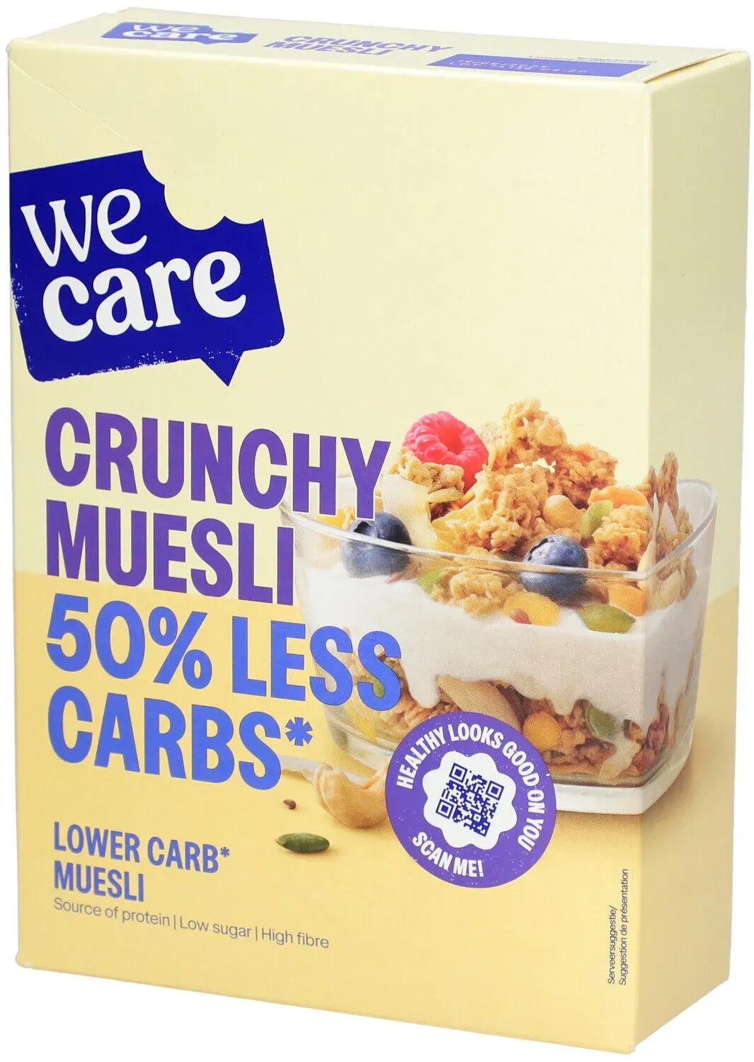 WE Care Crunchy Müsli mit wenig Kohlenhydraten