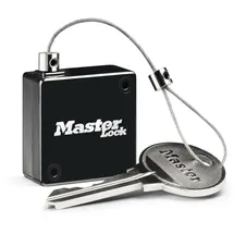 Master Lock Schlüssel-Kabel für Schlüsseltresore Ausziehbar 91 cm