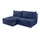 kaiser möbel Ecksofa Bohoo Mini modernes Ecksofa mit Schlaffunktion blau