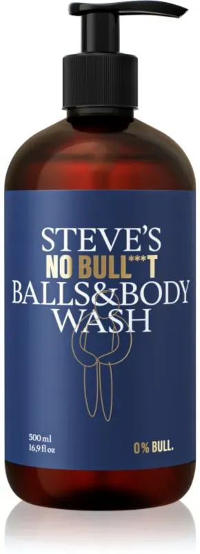 Steve's No Bull***t Balls and Body Wash energiespendendes Duschgel 500 ml
