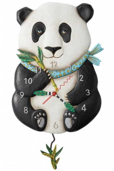 Allen Design -Wanduhr Snuggles the Panda Quarz 37cm- 6012913