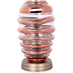 KAYOOM Tischleuchte "Tischlampe Aladin II 710", rosa (champagner, kupfer), H: 29,00cm, Lampen, hochwertig, außergewöhnlich