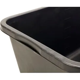 kaiserkraft Mörtelkasten 90 l 1-tlg. Schwarz