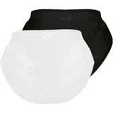 SASSA Miederslip 2 St. Schwarz/Weiß 40