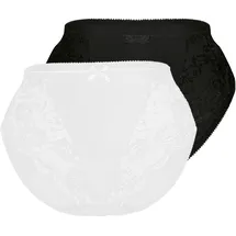 SASSA Miederslip 2 St. Schwarz/Weiß 40
