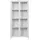 VCM Vitrinenschrank Brisbane 80 x 35 x 175 cm Weiß