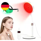 Rotlichtlampe 126 Leds, Infrarotlampe 850Nm & 660Nm Mit Sockel, 5 Helligkeitsstu