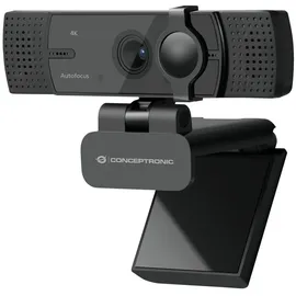 Conceptronic AMDIS07B - Webcam - Farbe - 8,3 MP 3840 x 2160 Pixel USB 2.0 Schwarz
