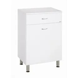 Keramia Pro Badezimmerschrank niedrig 50x79x33,3 cm weiß glanz PRON50K