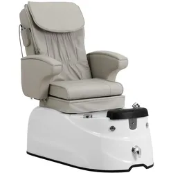 physa Fußpflegestuhl elektrisch - mit beleuchteter Fußwanne und Massagefunktionen - 105 W - 150 kg - beige PHY_PSC_04