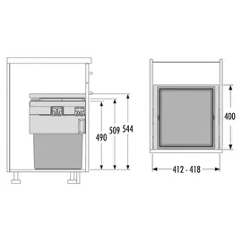 HAILO Cargo Synchro 55 l Dunkelgrau