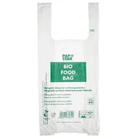 Papstar 150 Hemdchen-Tragetaschen, Bio-Folie transparent