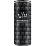 THREE SIXTY VODKA & ACAI | PREMIX 330ml | Vorgemixter Longdrink in der Dose "to-go" | Geschmack: Vodka & Açai | 10% vol. (Packung mit 6)