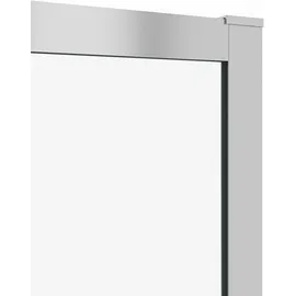 Marwell Leeds II Runddusche 80 x 190 cm Duschabtrennung aus Einscheibensicherheitsglas Silber