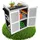 Coemo Gartenschrank Lola 0,67 x 0,46 m Grau