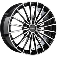CARMANI 24 Karl 8,0 x 19 5 x 114,3 ET45 Schwarz Poliert