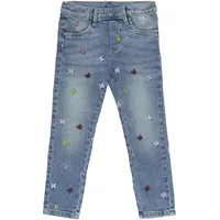 S.Oliver Jeans Treggings/Skinny Fit/Mid Rise/Skinny Leg/mit Stickerei, hellblau 134/REG