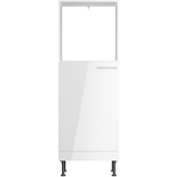 OPTIFIT Midischrank für Backofen und Kühlschrank Rurik986 60 cm Weiß