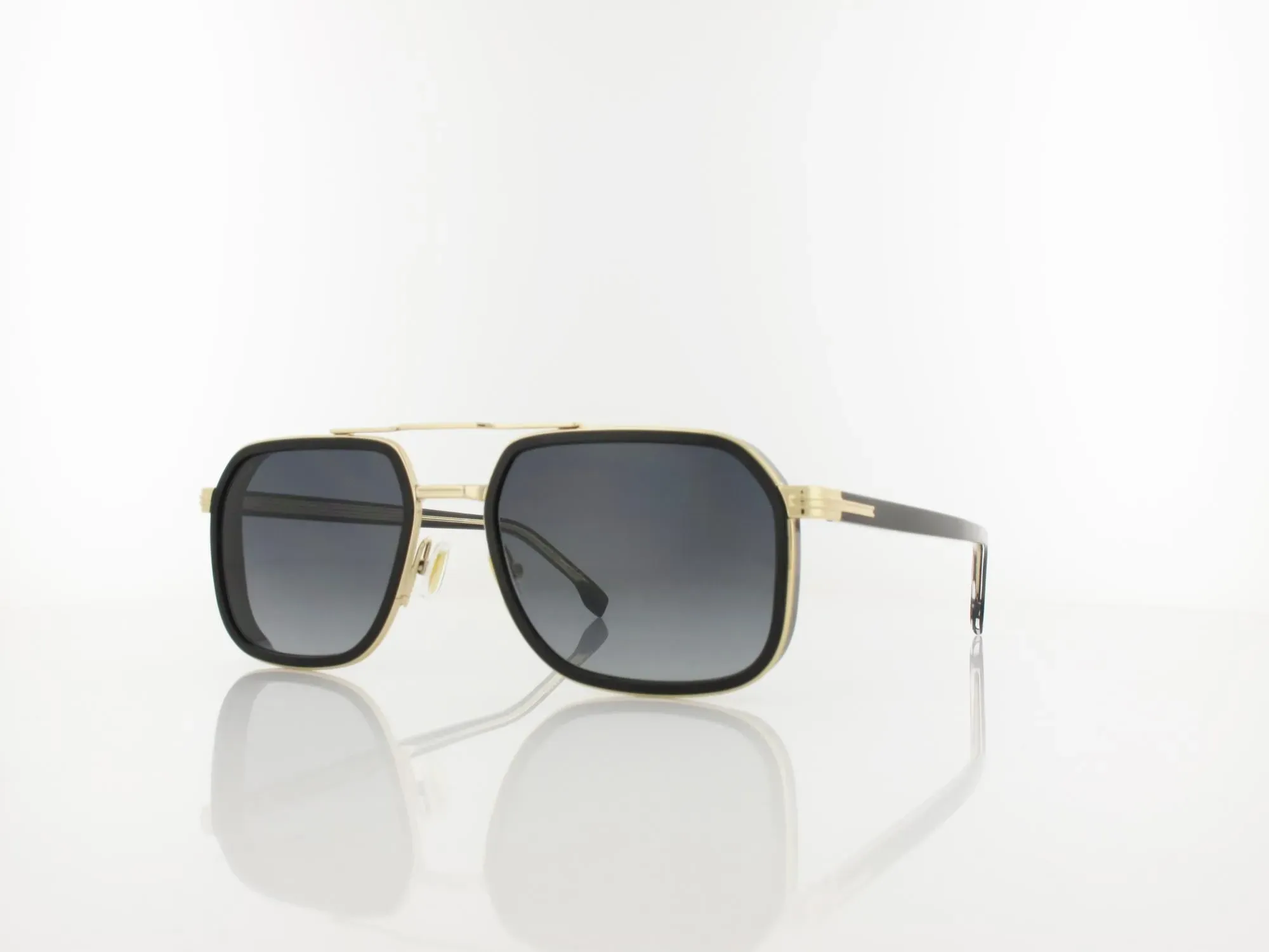 Boss BOSS 1724/S 2M2/9O 55 black gold / dark grey shaded
