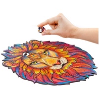 Unidragon 700-tlg. Holzpuzzle Mysterious Lion Royal Size 42x54 cm