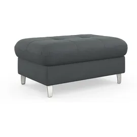 sit&more Hocker Marano mit Stauraum 102 x 43 x 67 cm Grau