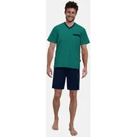 Götzburg Shorty »Bray«, (2 tlg.), V-Ausschnitt, Brusttasche GÖTZBURG grün-mittel-Allover