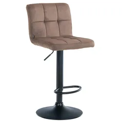 CLP Barhocker Peru Samt braun/schwarz