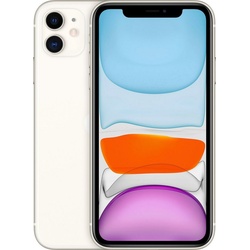 Apple iPhone 11 Smartphone (15,5 cm/6,1 Zoll, 128 GB Speicherplatz, 12 MP Kamera, ohne Strom-Adapter und Kopfhörer) weiß