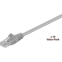 MicroConnect UTP Cat5E 3m Grey Netzwerkkabel Grau (V-UTP503VALUEPACKAGE)