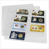 Schwäbische Albumfabrik Coin Cards Ergänzungsblätter zu Album Nr. 7570, 5 St.
