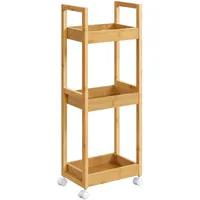 Songmics URLR007N01 Regal Regalboden Bambus, Beige
