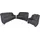 sit&more Polstergarnitur 3-2-1 Mikrofaser 3-Sitzer + 2-Sitzer + Sessel Grau