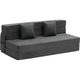 Vevor Schlafcouch 2-Sitzer Dunkelgrau