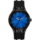 Diesel Quarzuhr DIESEL "STREAMLINE" Armbanduhren schwarz (schwarz, blau) Herren Quarzuhren