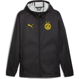 Puma Puma, Herren, Laufjacke, BVB Training All Weather Jacket (XXL), Schwarz, XXL