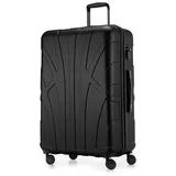 Suitline Hartschalenkoffer Trolley 4-Rollen 76 cm / 96-110 l schwarz