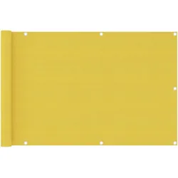 vidaXL Balkon-Sichtschutz Gelb 90x400 cm HDPE