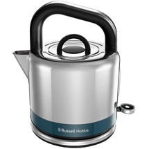 Russell Hobbs 26421-70 Distinctions Blue Wasserkocher [1,5l] Edelstahl Ocean (Schnellkochfunktion, herausnehmbarer Kalkfilter, optimierte Ausgusstülle, außenliegende Wasserstandsanzeige) Teekocher