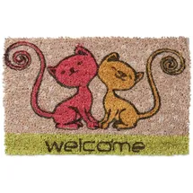 Relaxdays 4052025996093 Türmatte Dekorative Fußmatte Drinnen Rechteckig Mehrfarbig