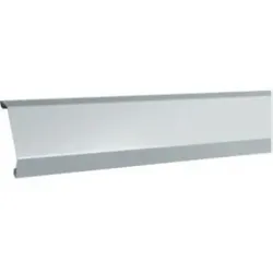 Hager FKS7035 Begehschutz aus Stahlblech für Flachkette Länge 1m lichtgrau.Zum zusätzlichen Schutz bei erhöhter Belastung.