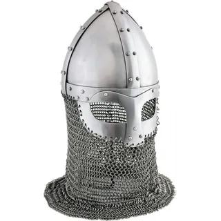 Ulfberth Vendelzeitlicher Spangenhelm mit Kettenbrünne M schaukampftauglich
